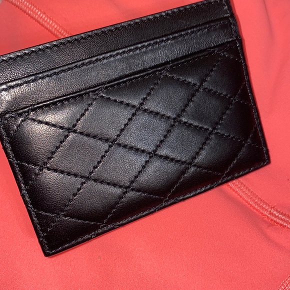 HP🎉NWT YSL Quilted Lambskin Card Case - Picture 10 of 16